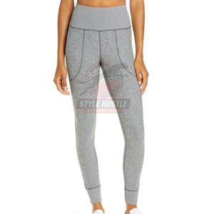 Leggings de yoga con diseño de logotipo personalizado, cintura elástica, venta directa de fábrica, ropa de gimnasio, servicio OEM. - Product Image 2