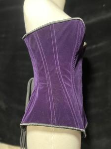 Top Corset de Terciopelo para Mujer, Estilo Club, 2026, Logotipo Personalizado, Botones, Diseño Personalizado, Ecológico, Ligero - Product Image 5