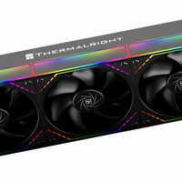 Refroidisseur de processeur liquide AIO Thermalright Peerless Vision 360 ARGB BLACK avec écran 3,95 pouces, pompe 3000 tr/min, compatible LGA1851 AM5, kit système de bureau