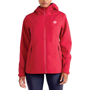 OEM High Quality Custom Women’s Red Waterproof Hooded Softshell Coat <b>Lightweight</b> Outdoor Windbreaker Zip Up Rain <b>jacket</b> for men - Product Image 1