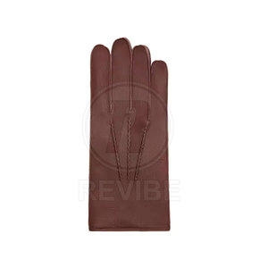 Custom Made High Quality Winter Daily Use Touch Screen Leather <b>Gloves</b> <b>Fur</b> Lining Breathable Eco-Friendly Best Selling Hot - Product Image 2