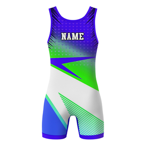 Maillots de lutte pour l'équipe nationale des États-Unis, durables, extensibles dans 4 directions, logo frontal sublimé personnalisé, légers, respirants, coupe ajustée - Product Image 5