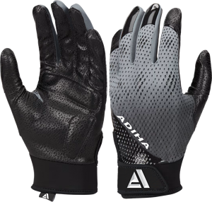 Guantes de Bateo de Béisbol con Colores Personalizados, 100% Cuero Genuino, Dedos Completos, Cómodos, Duraderos, Agarre Profesional, Antideslizantes, con Cierre de Gancho y Bucle - Product Image 1