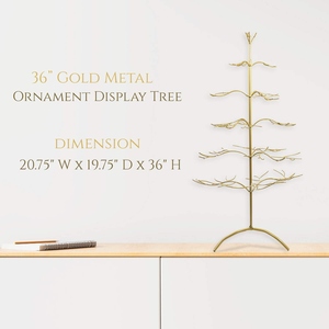 Support décoratif en fil métallique pour colliers et bijoux, design tendance industriel, pour arbre de Noël - Product Image 3