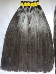 Human Hair Bulk Super Double Drawn Remy Extensions Vietnamese Hair <b>Hot</b> Selling Product Brown Bleaching Blonde Weaving - Product Image 3