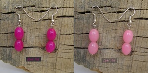 Pendientes de cuentas de resina coloridos hechos a mano, joyería colgante de estilo bohemio multicolor ligero para mujeres y niñas - Product Image 2