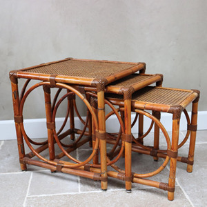 Juego de mesas de sofá modernas, mesa de centro de ratán, muebles minimalistas para el hogar, calidad excepcional - Product Image 5