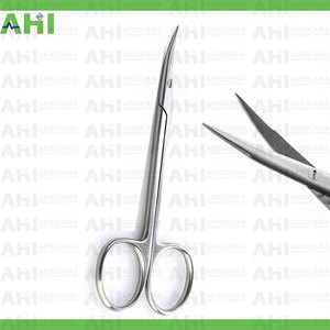 กรรไกรตัดเยื่อหุ้มเลนส์ AHI คุณภาพสูง ขนาด 114 มม. แบบตรง ผลิตจากเหล็กกล้าไร้สนิมสำหรับการผ่าตัด ชุดเครื่องมือแบบใช้มือ ได้รับการรับรองมาตรฐาน CE - Product Image 2