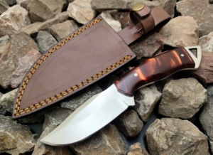 Couteau utilitaire à lame fixe en acier inoxydable pour le camping, la chasse, la randonnée, la pêche et les activités de plein air générales - Product Image 4