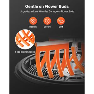 Trimmer Manuale per Foglie e Germogli da 24 Pollici con Lame Affilate in Acciaio Inossidabile per Taglio a Secco e Umido, Attrezzo da Giardino - Product Image 5