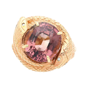 Rose Gold Plated Alloy Gemstone <b>Ring</b> with Oval Diamond Natural Stone Prong Setting IGI Certified Vintage Women's Fashion <b>Ring</b> - Product Image 2