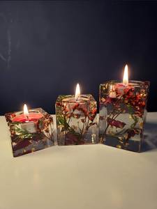 Contemporary Resin <b>Candle</b> <b>Holder</b> Elegant Decorative Piece For Modern Living And <b>Candle</b> Display - Product Image 2