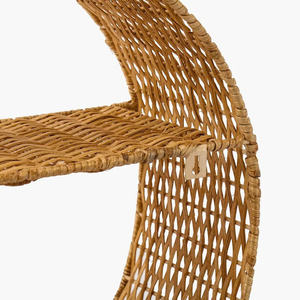 Étagère tendance en rotin en forme de montgolfière, présentoir mural et au sol unique pour chambre d'enfant et décoration intérieure, mobilier pour chambre d'enfant - Product Image 4