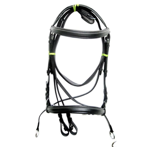 Bridon de cheval fantaisie de qualité supérieure, cousu |   Bride légère avec bandeau et bandeau nasal |   Équipement équestre à la mode à prix de gros - Product Image 3
