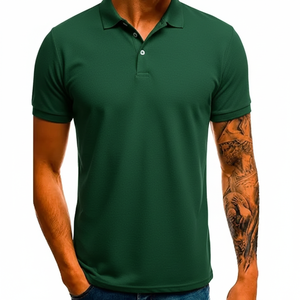 Camiseta Polo Personalizada al por Mayor con Logotipo, Polo de Manga Corta para Hombre, Jersey de Algodón Liso, Polos Promocionales Multicolores de Alta Calidad - Product Image 4