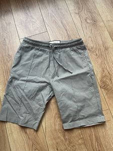 Summer New Men's <b>Two</b> Piece Set Streetwear Casual Solid Color Short Sleeve T-<b>Shirt</b> Shorts Slim Fit Eco-Friendly 100% Cotton - Product Image 3