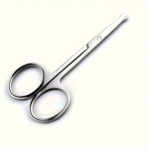 Tijeras de Alta Calidad para Recortar el Vello de la Nariz, Punta Redondeada, Acero Inoxidable, para Nariz, Orejas, Cejas y Vello Facial - Product Image 5