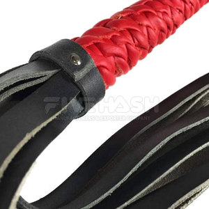 Leather <b>Flogger</b> High Quality Leather Flexible Design Strong Grip Leather <b>Flogger</b> Easy Smooth Handling - Product Image 4