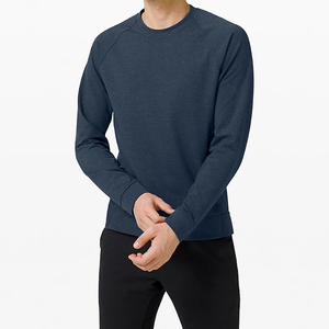 Sweat-shirts surdimensionnés pour hommes, design personnalisé, 100% polyester, tissu tricoté, motif uni, meilleur fabricant et fournisseur - Product Image 1