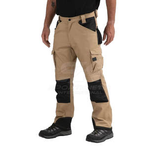 Pantalons de travail robustes et protecteurs, genoux renforcés, multi-poches, vêtements de travail utilitaires en stock - Product Image 2
