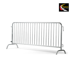 Barrera de Control de Multitudes de Acero Resistente, Barricada de Seguridad Metálica Portátil para Eventos y Tráfico Vial, OEM, ODM, Venta al Por Mayor - Product Image 2