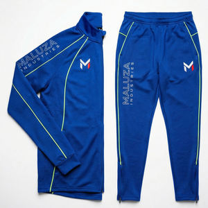 Conjunto Deportivo Premium para Hombre, Traje de Entrenamiento, Chaqueta con Cremallera y Pantalones, Ropa Deportiva OEM Maluza ProActive - Product Image 1