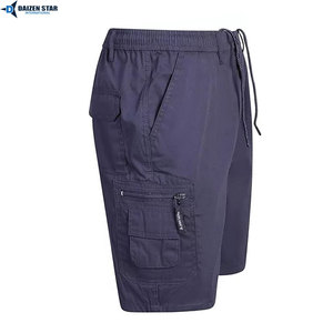 Pantalones Cortos Cargo Tácticos Casuales para Hombre, de Lona Sólida, con Múltiples Bolsillos, Ecológicos, de Secado Rápido, Transpirables, de Cintura Alta con Cordón Ajustable - Product Image 4