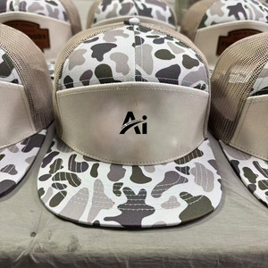 Best Custom Tiger <b>Camo</b> Trucker Hat Mesh Breathable Waterproof Patch <b>Cap</b> Full Color Print Outdoor Fashion Hip Hop Bulk Ready Ship - Product Image 6