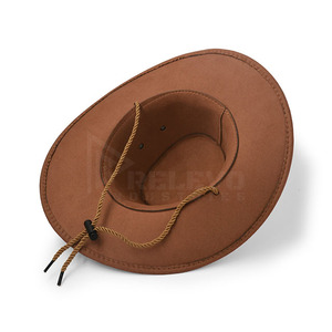 Sombrero de Lona de Algodón Marrón Relevo Industries, Correa Ajustable, Unisex, Estilo Casual para Exteriores, Ala Ancha, Primavera/Verano, para Adultos - Product Image 3
