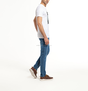 T-shirt personnalisé pour hommes T-shirt graphique 100% coton T-Shirts oversize courts à épaules tombantes T-shirts respirants - Product Image 5