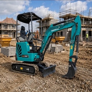 Mini-excavatrice Sunward pour le creusement de fondations, l'entretien routier, l'aménagement paysager, les travaux utilitaires et la préparation quotidienne des chantiers - Product Image 6