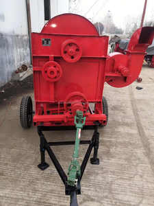 Mini Electric Rice Paddy Thresher Core Engine Component 22HP 1500-2000kg/h High Efficiency 800kg Rice <b>Wheat</b> Agricultural - Product Image 5