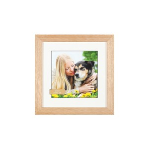 Wooden Square Photo <b>Frame</b> Minimalist Design 4-Photo Layout <b>Wall</b> Mount Full Color Digital Printing - Product Image 3