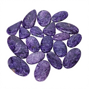 Natural Purple Charoite Mix Shape Loose Gemstone Cabochons for 925 Sterling Silver Rings Pendant Jewelry - Product Image 1