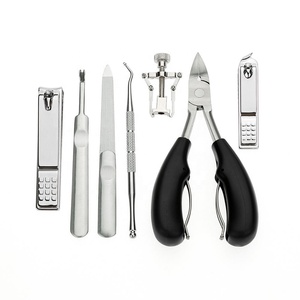 Customizable Luxurious Stainless Steel Electric Portable Professional Beauty Care <b>Manicure</b> Pedicure Care <b>Kit</b> 5-in-1 Single Case - Product Image 2