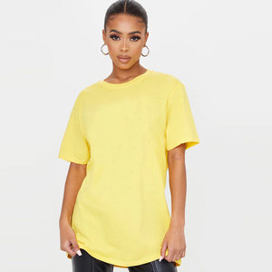 Camisetas deportivas casuales de verano para mujer, de algodón transpirable de alta calidad, tejido ligero, corte regular, con dobladillo curvo - Product Image 3