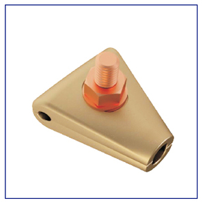 Raccord en T en laiton pour protection contre la foudre, connecteur de mise à la terre à haute conductivité, connecteur de mise à la terre à trois voies, matériel de liaison - Product Image 3