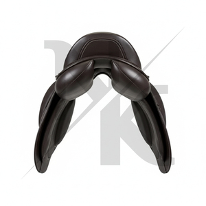 Silla de montar profesional de cuero de vaca para salto y doma, tipo inglés de contacto cerrado, productos de carreras de caballos ingleses de la India - Product Image 6