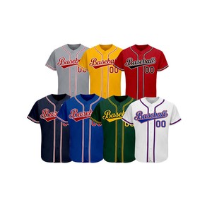 Camiseta de Béisbol Personalizada de Manga Larga, Uniforme de Béisbol al por Mayor, Cuello en V, Secado Rápido, Antibacteriano, Transpirable, 100% Poliéster - Product Image 5