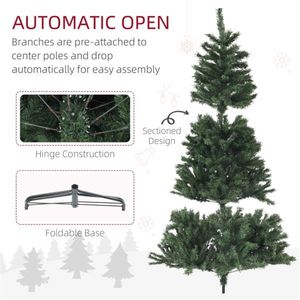 Grande Albero di Natale Innevato da 2,3 m con Luci a Batteria e Opzione di Personalizzazione - Product Image 2