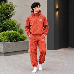 Men Elastic Cuff Windbreaker Jacket Lightweight Outdoor Shell Custom Made for Private Label Fashion Collections - Product Image 5