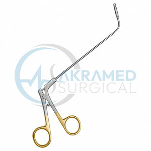 Pinzas Frontales Giraffe para Senos Paranasales, 45 Grados, Mandíbulas de 3.5mm, Instrumento Quirúrgico ENT FESS, Acero Inoxidable con Certificación CE - Product Image 2