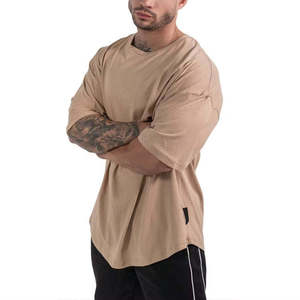 Bulk Quantity Men's Customized O Neck <b>T</b>-<b>Shirt</b> Loose Fit Eco-Friendly Solid Knitted Men's Short <b>Sleeves</b> <b>T</b>-<b>Shirt</b> With Low MOQ - Product Image 6