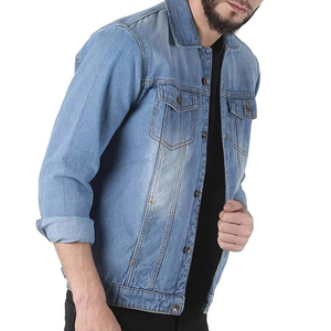 Chaqueta Vaquera de Invierno para Hombre, Estilo Vintage, Corte Regular, Color Sólido, Cierre de Botones, Estilo Casual, Tejido Transpirable para Otoño - Product Image 5