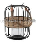 Décor de table en fil de fer fait à la main support à 4 bougies finition en laiton noir pour les mariages de Pâques article de cadeau décoratif pour la maison - Product Image 4