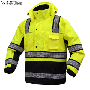 Hand Made Heavy Duty Good Seller With Own Logo Machine Washable OEM ODM Service Make Your Own Reflective Work Wear <b>Jackets</b> - Product Image 4