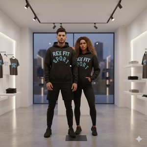 Sweat-shirt à capuche ample en coton 100% 420GSM, impression graphique DTG, style streetwear personnalisé, pour homme. - Product Image 4