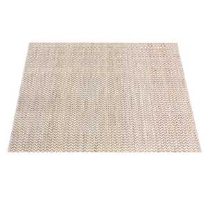 <b>Jute</b> Woven Non-Slip Area <b>Rug</b> Neutral Patchwork Design Medium Pile & Thickness <b>Jute</b> Backing for Indoor/<b>Outdoor</b> Use - Product Image 1