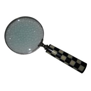 2025 nouveau Design Antique Bronze loupe de poche de haute qualité artisanat indien bois métal en gros Vintage verre de lecture - Product Image 1