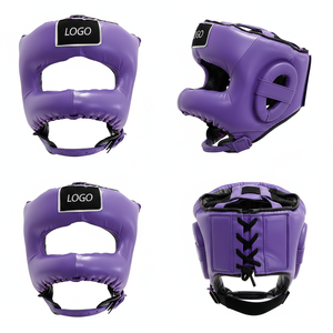 Casco de Boxeo de Cuero PU para Adultos y Niños, Protector de Cabeza para MMA, Karate, Muay Thai, Kick Boxing - Product Image 3